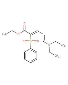 Astatech ETHYL 5-(DIETHYLAMINO)-2-(PHENYLSULFONYL)PENTA-2,4-DIENOATE; 5G; Purity 97%; MDL-MFCD25460356
